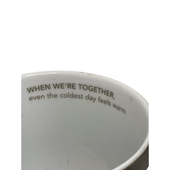 Starbucks 2011 Winter Holiday Christmas “When We’re Together” Snowman Mug 16 Oz - Picture 3 of 5